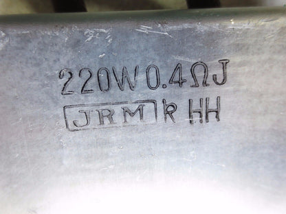 JRM JAPAN RESISTOR Mfg. 220W, 0.4 Ω J - 0.4 OHM - RESISTOR