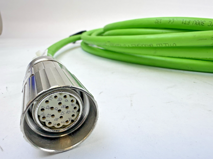 SAB BROCKSKES 279400/OP247-2 SERVO FEEDBACK CABLE 11.1M WIELAND 24-PIN CONNECTOR