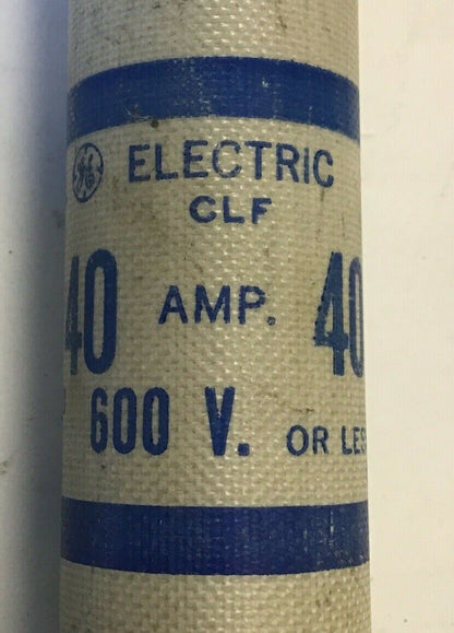 GENERAL ELECTRIC GF6B40 FUSE TYPE CLF 600V 40AMP ***LOTOF5***