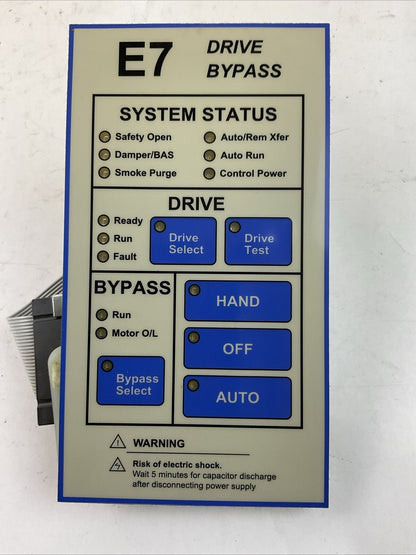 YASKAWA UTC000270 XYMOX 20-090509 E7 DRIVE BYPASS