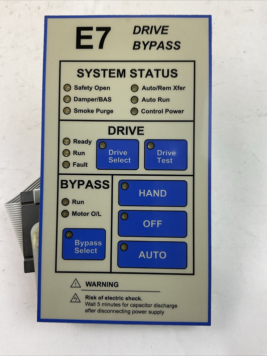YASKAWA UTC000270 XYMOX 20-090509 E7 DRIVE BYPASS