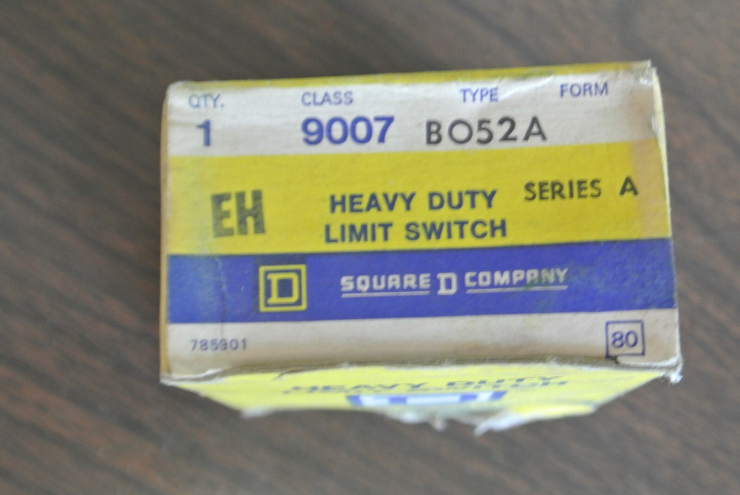 SQUARE D 9007 BO52A Ser. A / HEAVY DUTY LIMIT SWITCH / NEW SURPLUS in BOX
