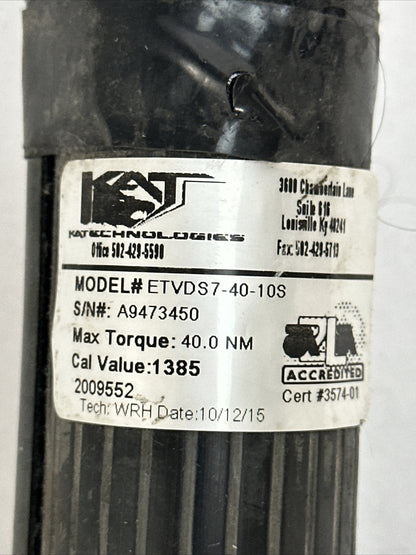 ATLAS COPCO ETVDS7-40-10S NUTRUNNER LUBBERING 80341105 17.40mm