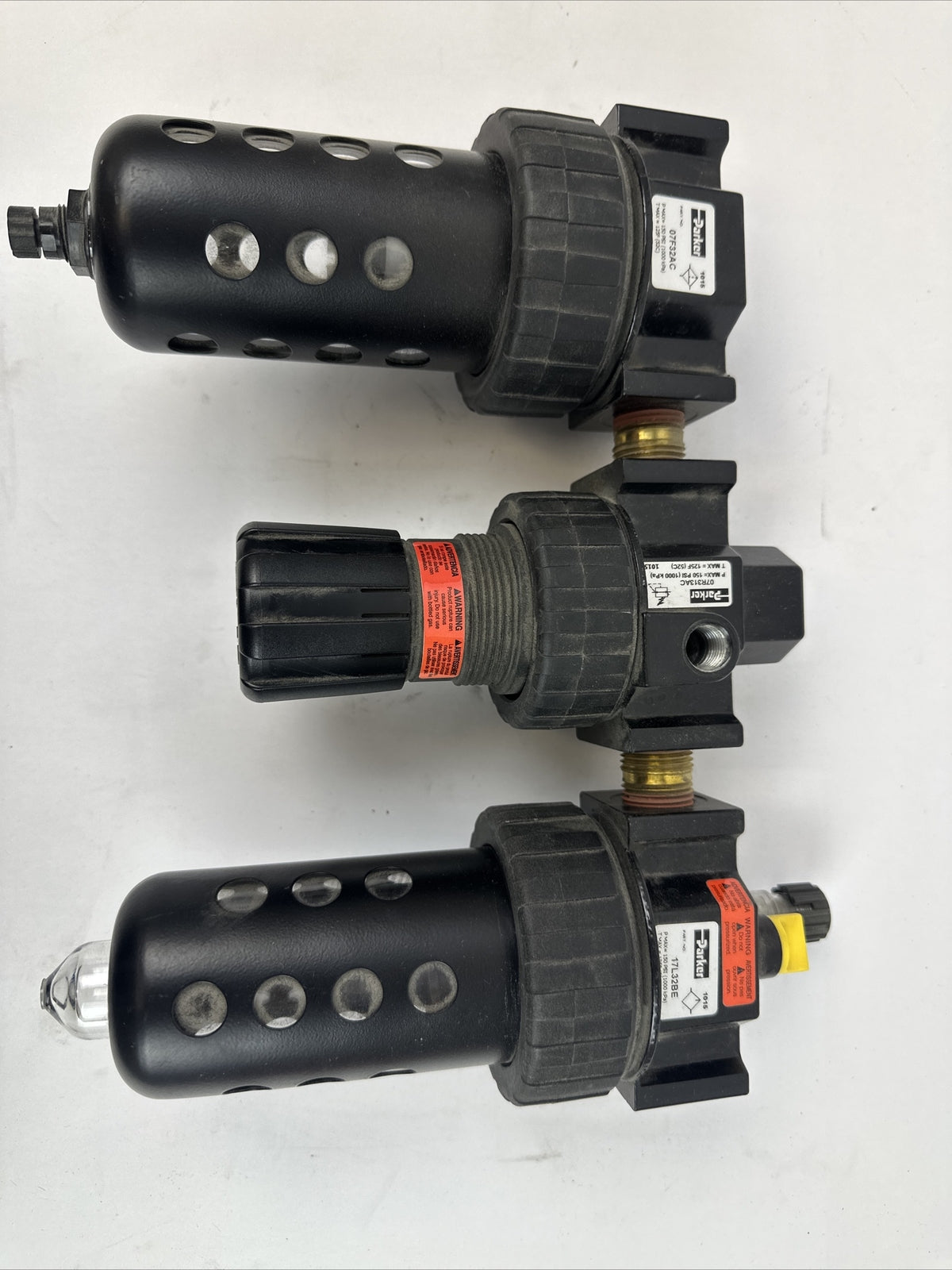 PARKER 17A32A18A2BD 1/2" 3PC COMBO (07F32AC+07R313AC+17L32BE) FILTER REGULATOR
