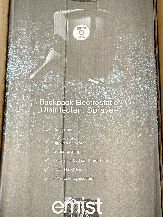 EMIST - EM360 - BACKPACK ELECTROSTATIC DISINFECTANT SPRAYER - WITH CART