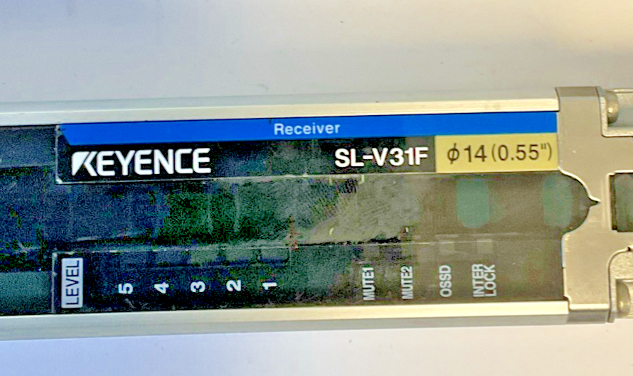 KEYENCE SL-V31F RECIEVER AND TRANSMITTER 24VDC 10.2MS VER.3