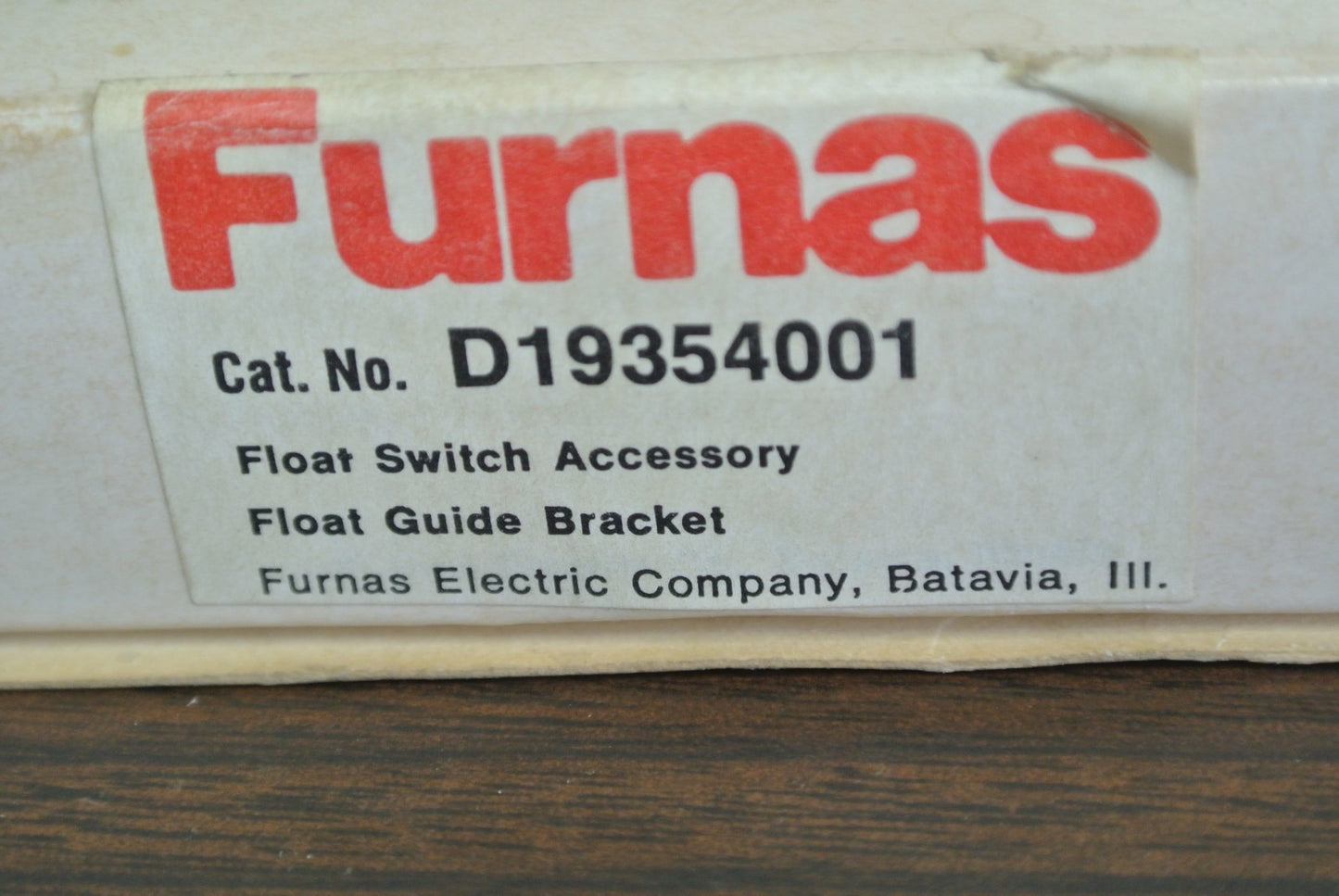 FURNAS D19354001 - FLOAT SWITCH BRACKET - NEW SURPLUS