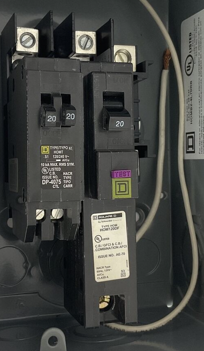 SQUARE D HOM2-4L70RB HOMELINE LOAD CENTER 70A SER.02 240VAC 1PH