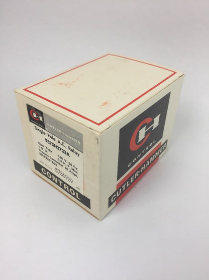 CUTLER HAMMER 9575H2723A SINGLE POLE A.C. RELAY 120 V 60 CY 16 AMPS 1-2 H.P. MAX
