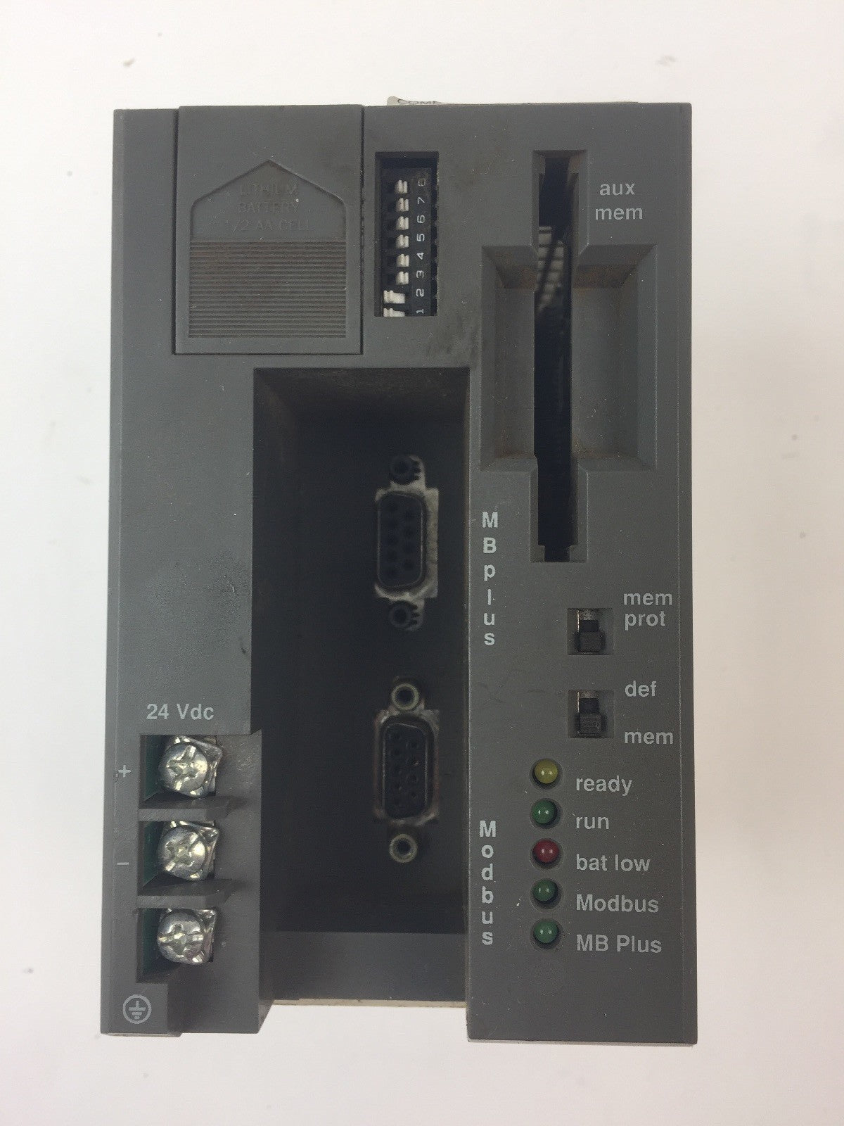 MODICON PC-A984-145 COMP 984 CPU 8K MEM 1XMB MB+ MBPLUS MODBUS 24VDC MODULE