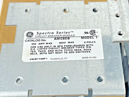 GE - AMC6EB - SPECTRA SERIES CIRCUIT BREAKER MODULE WITH MOUNTING HARDWARE - NEW