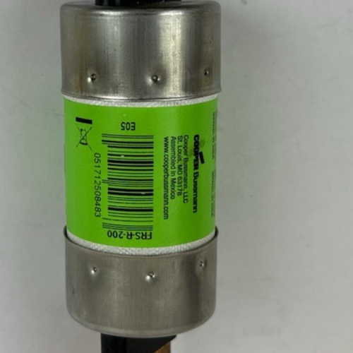 COOPER BUSSMANN FRS-R-200 FUSETRON CLASS RK5 TIME-DELAY FUSE 200A 600V