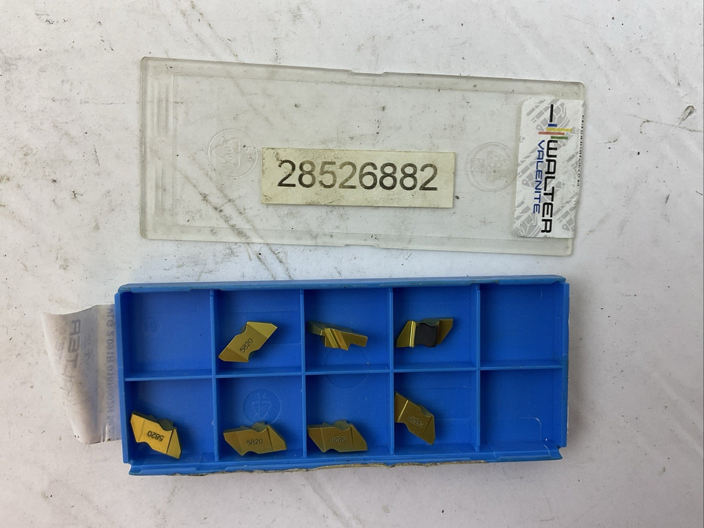 WALTER VALENITE VLG 2 091R 016R002H 5820 CARBIDE INSERT (BOX OF 7)