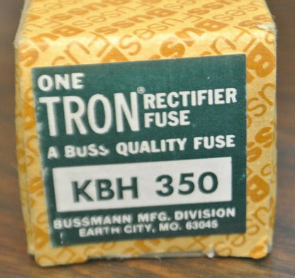 TRON / BUSSMANN KBH350 RECTIFIER FUSES / 500V / 350A / NEW SURPLUS / EACH