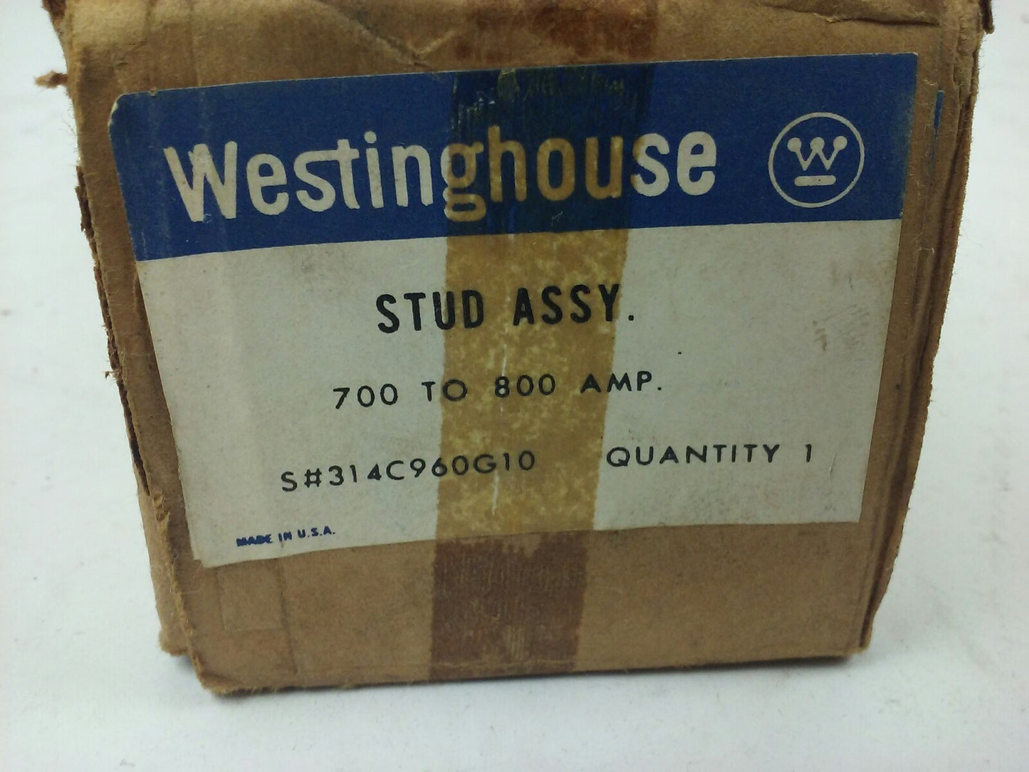 WESTINGHOUSE  314C960G10, STUD ASSEMBLY, 700-800AMP, NEW OTHER, 314C960G