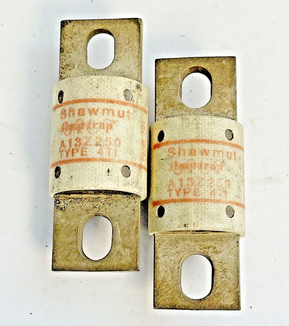 GOULD SHAWMUT - *LOT OF 2* - A13Z250 TYPE 4TI - AMPTRAP 200 VAC, 250 A