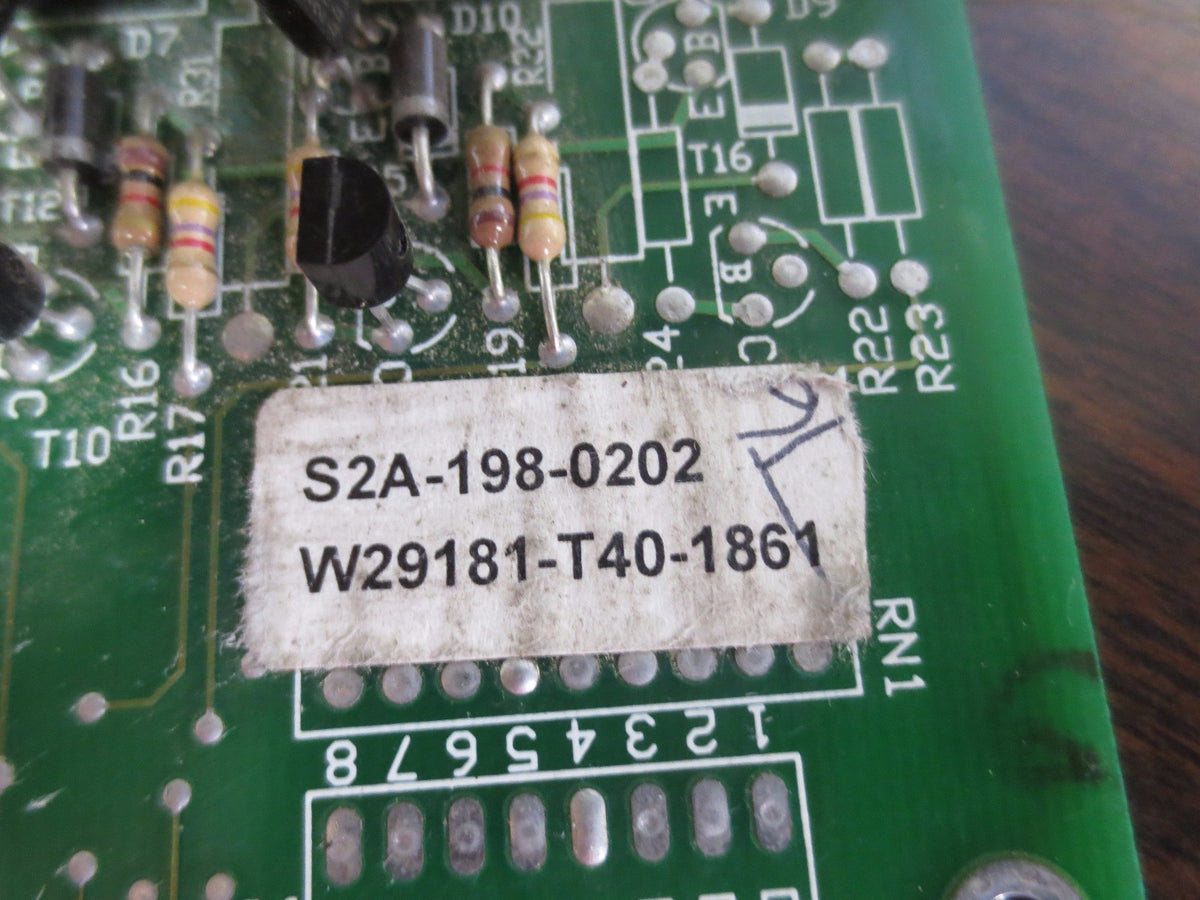 LA MARCHE S2A-198-0202 / W29181-T40-1861 / P60-198 / ECN 9839 CIRCUIT BOARD