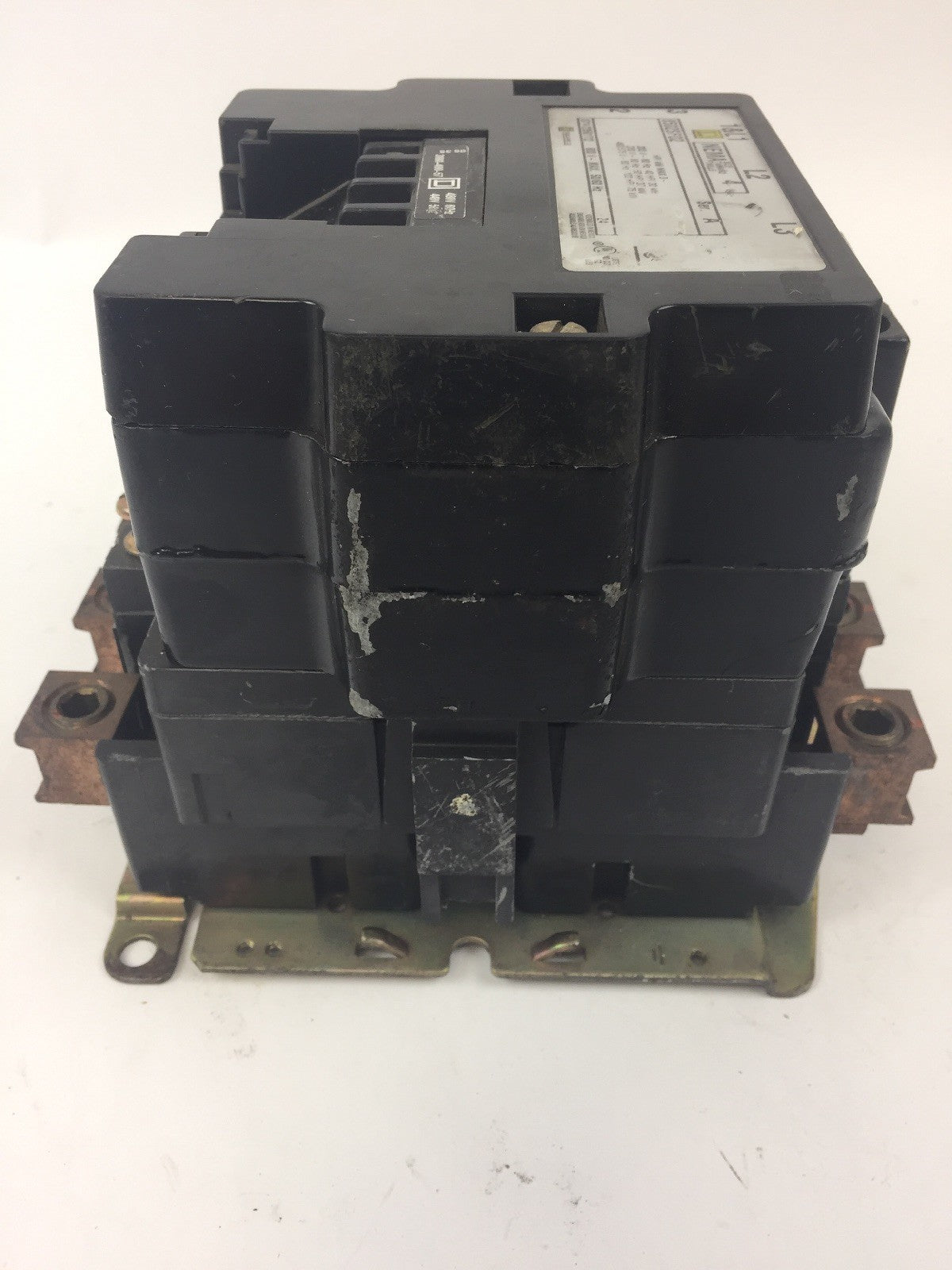 SQUARE D 8502SF02 SIZE 4 CONTACTOR 600V 50/60HZ 31091-400-57 COIL 480V 60HZ