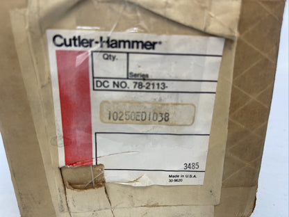 CUTLER HAMMER 10250ED1038 START STOP RESET PUSHBUTTON STATION