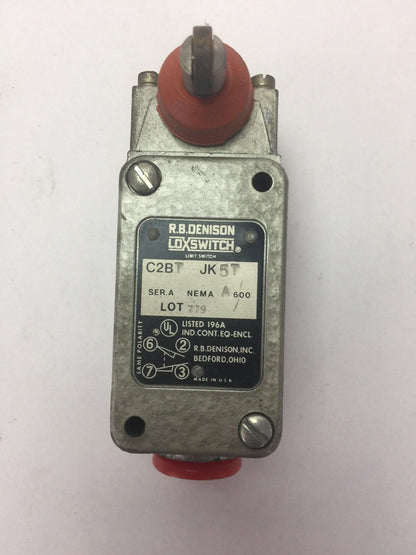 R.B. DENISON LOXSWITCH C2BTJK5T LIMIT SWITCH