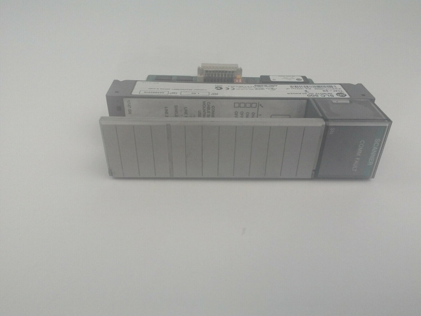 ALLEN BRADLEY 1747-SN SER B REMOTE /O SCANNER 1.0b CURRENT REQ. 600mA@5VDC