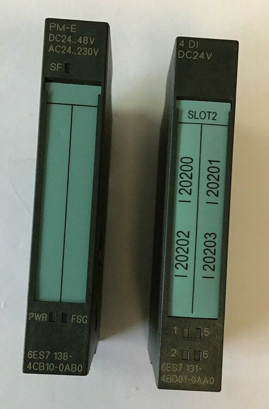 SIEMENS 6ES7 131-4BD01-0AA0 / SIEMENS 6ES7 138-4CB10-0AB0 OUTPUT MODULE
