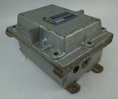SQUARE D CLASS 8903 TYPE SMR4 8903-SMR4 EXPLOSION PROOF ENCLOSURE SER. A 10x7x7