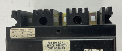 FEDERAL PACIFIC NE234090 CIRCUIT BREAKER 3POLE 90A 240VAC 125/250VDC