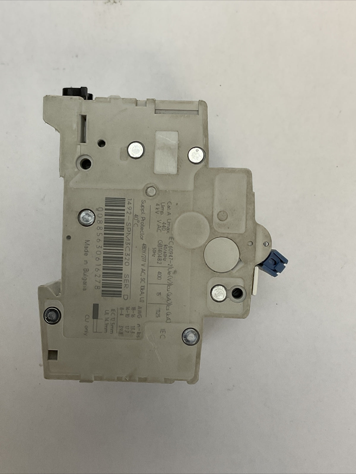 ALLEN BRADLEY 1492-SPM3C320 SER D CIRCUIT BREAKER 3POLE 32AMP 480Y/277VAC