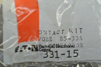 CUTLER-HAMMER 6-331-15 CONTACT KIT / 3 POLE / 25-30A / NEW SURPLUS
