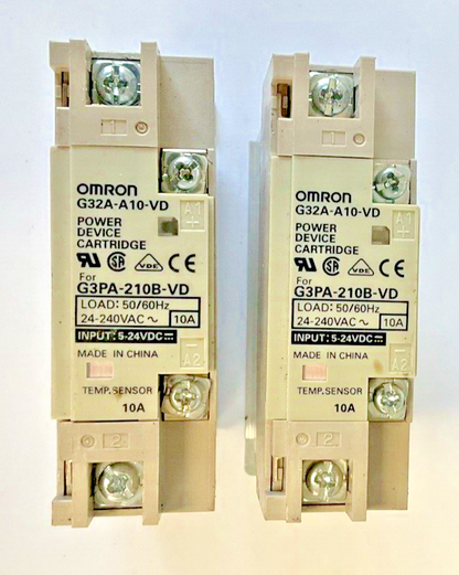 OMRON G3PA-210B-VD POWER DEVICE CARTRIDGE 240VAC 50/60HZ 10A ***LOTOF2***
