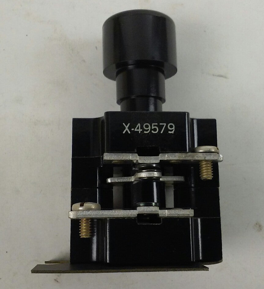 New Allen-Bradley 1NO 1NC Black Push Button Unit for Bulletin 800H, X-49579