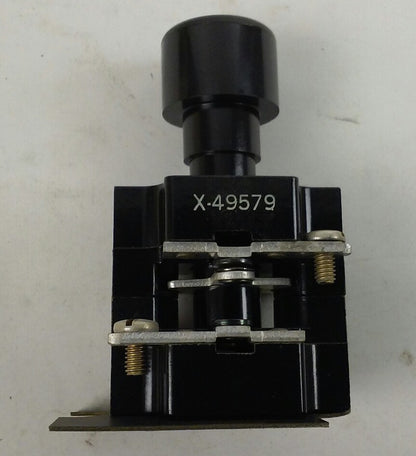 New Allen-Bradley 1NO 1NC Black Push Button Unit for Bulletin 800H, X-49579