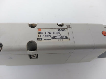 SMC VSR8-4-FJG-D-3VZ SOLENOID VALVE 0.2-1.0MPa