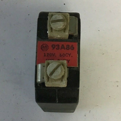 ALLEN BRADLEY 93A86 COIL 120N.6OHZ INT. DUTY