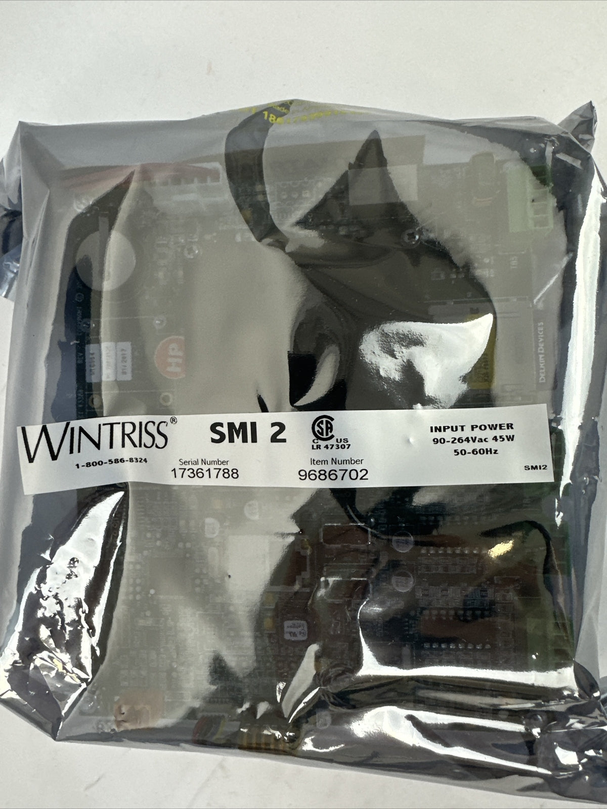 WINTRISS 9686702 SMI 2 PANEL MOUNT INPUT POWER 90-264VAC 45W 50-60HZ