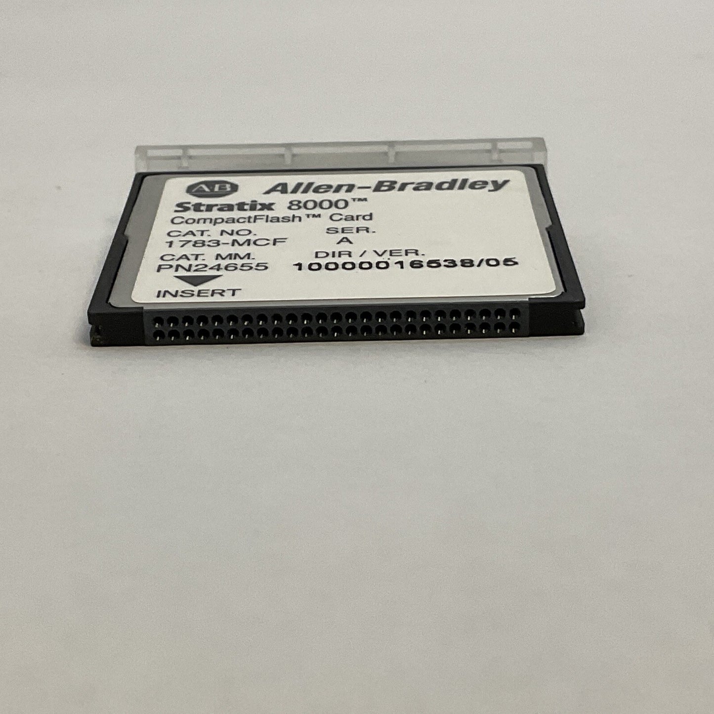 ALLEN BRADLEY 1783-MCF SER A DIR/VER 10000016538/05 COMPACT FLASH CARD STRATIX