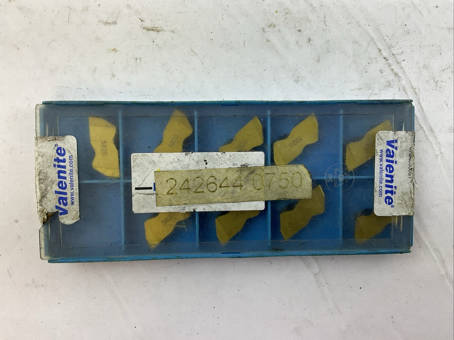 VALENITE VLR 3 0355L110D 5820 CARBIDE INSERT (BOX OF 9)