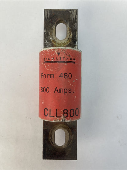 GEC ALSTHOM CLL800 CLASS L FUSE 800AMP FORM 480 600VAC CURRENT LIMITING
