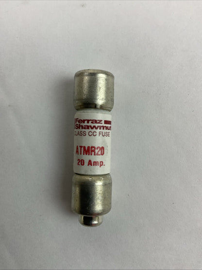 FERRAZ SHAWMUT ATMR20 CLASS CC FUSE 20AMP 600V (LOT OF 4)