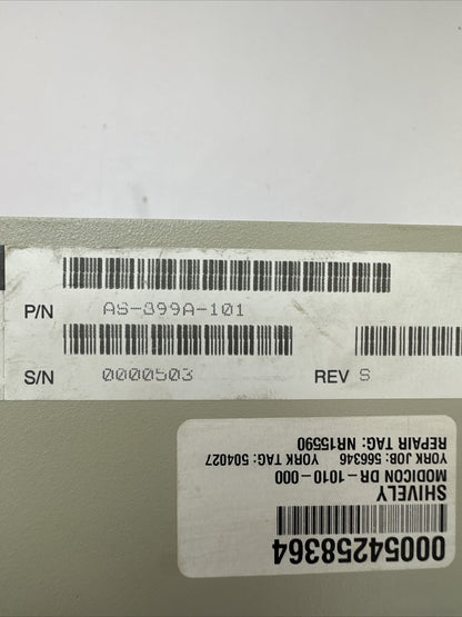 MODICON DR-1010-000 REV B CYBERLINE 1000A SERVO DRIVE AS-399A-101 REV S