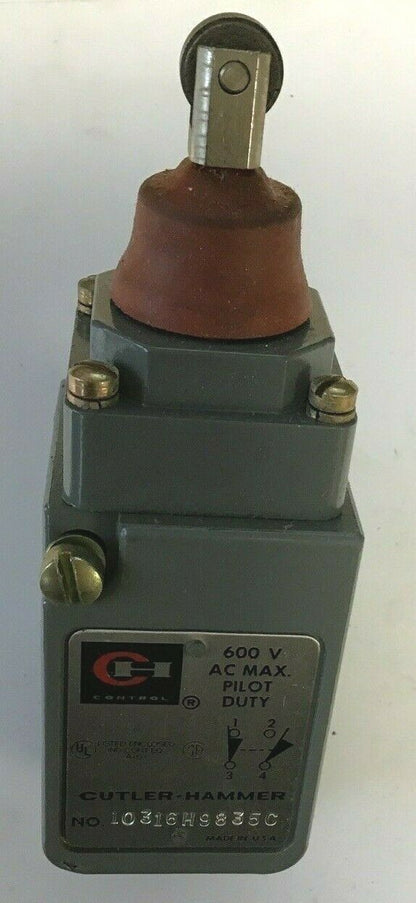 CUTLER HAMMER 10316H9835 LIMIT SWITCH 600VAC