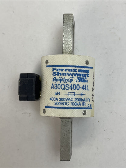 FERRAZ SHAWMUT A30QS400-4IL SEMICONDUCTOR FUSE AMP-TRAP 400AMP 300V