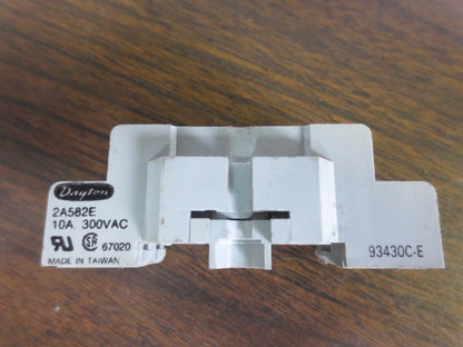 DAYTON 2A582E RELAY SOCKET BASE - 10A, 300VAC - LOT of 8 +