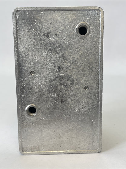 CLARK CONTROL 2A2 STOP PUSH BUTTON 600V TYPE C OIL TIGHT ENCLOSURE BUL. 100