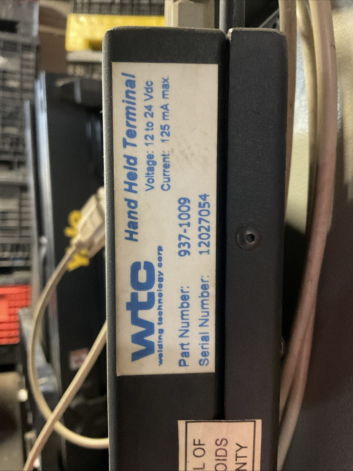 WTC MED WELD 5000S AC WELDING CONTROL 5025 958-2016 QUARTECH 2800 T2535153S