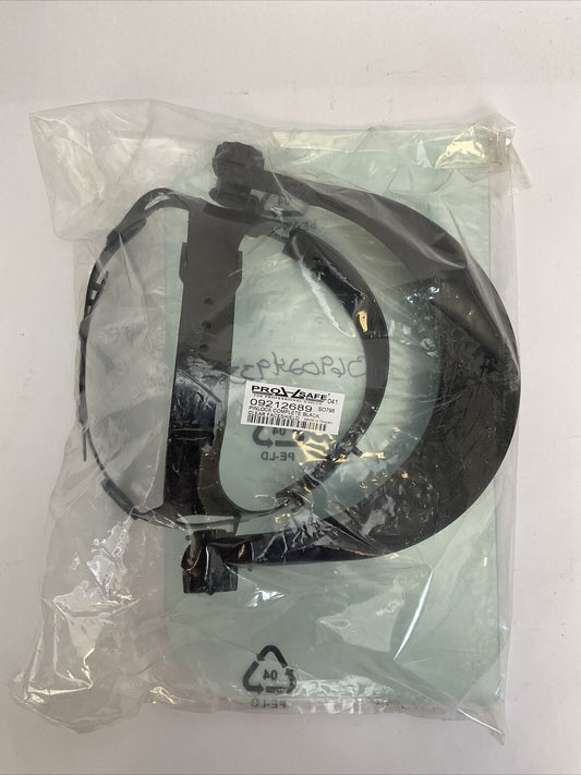 PRO SAFE 09212689 PINLOCK COMPLETE BLACK CLEAR FACESHIELD