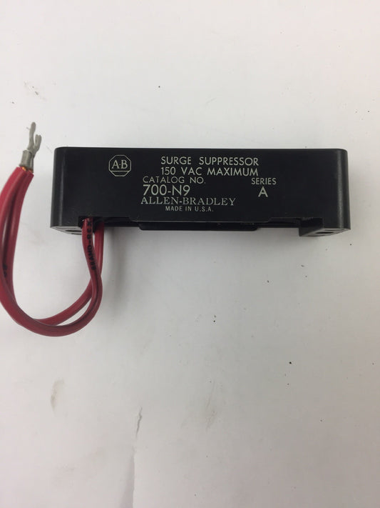 ALLEN BRADLEY 700-N9 SURGE SUPPRESSOR CONTACT PROTECTOR150 VAC MAX SERIES A
