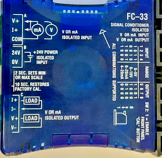 AUTOMATION DIRECT FC-33 SIGNAL CONDITIONER ISOLATED 24V