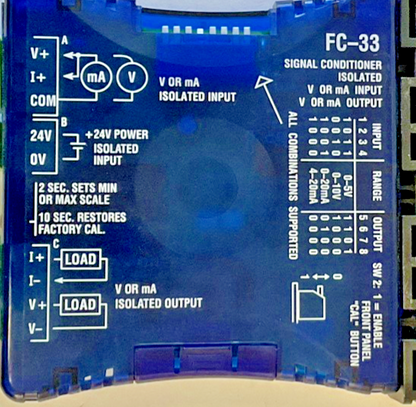 AUTOMATION DIRECT FC-33 SIGNAL CONDITIONER ISOLATED 24V